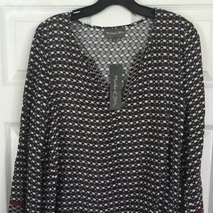 Michael Stars Bell Sleeve Womens Tunic  Medium